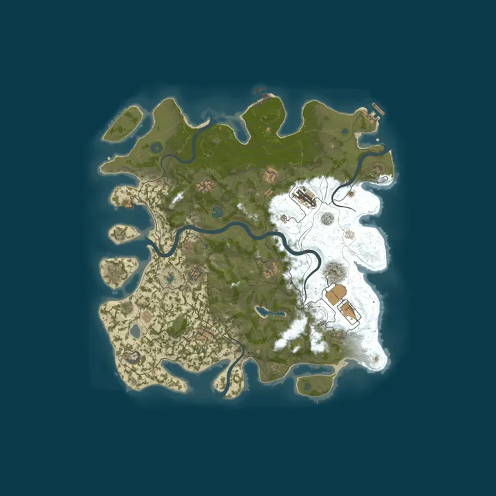 Map of STZ |3X Solo/ Duo/ Trio|LOOT 3X|LOOT +|%25 UPKEEP| FRESH WIPE!