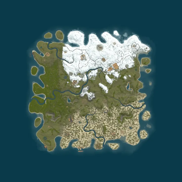 Map of Rusty Cage
