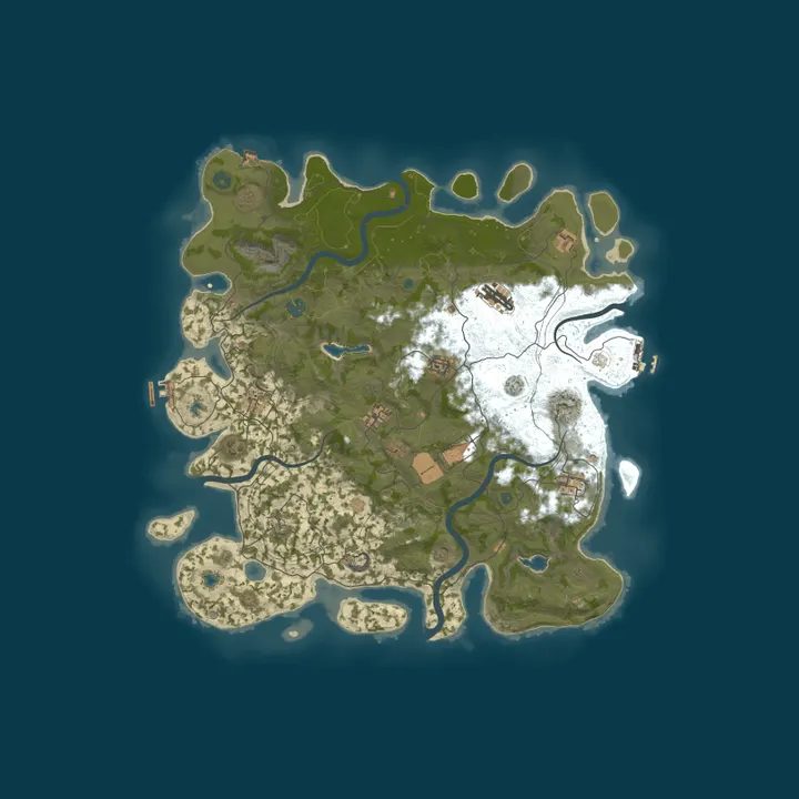 Map of [BR] SOBREVIVENTES 5X | KITS | CLANS | TP