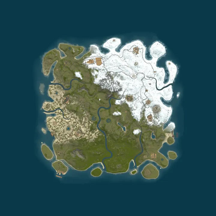 Map of Rust Server FT