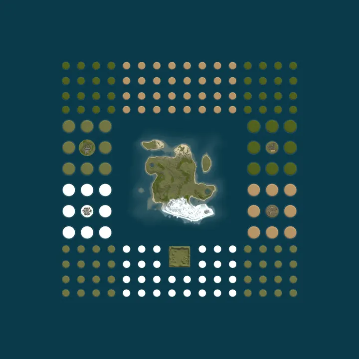 Map of Daily Grind Build EU | Creative | Freebuild | Base Saves | Plot