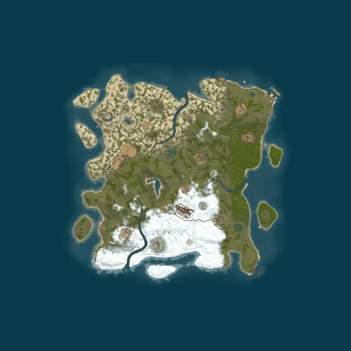 Map of JornPVP | 3x solo to quad | Custom Outpost
