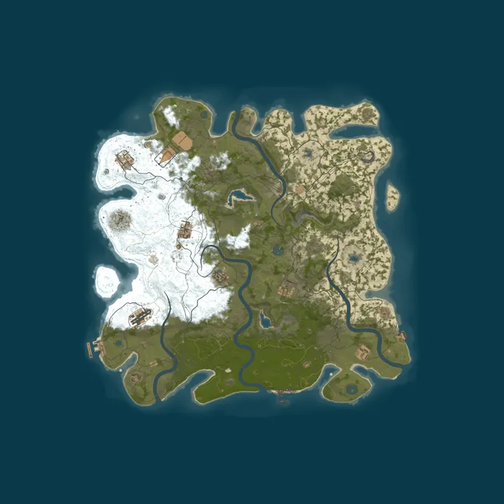 Map of Good ol' Rust | NO RULES* | NO BP WIPE