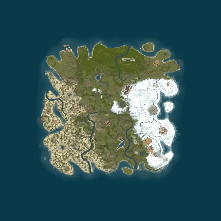 Map of  #2 ALPHA RUST TRIO [X2 | KITS | TP | PVP | FPS+] BETA TEST
