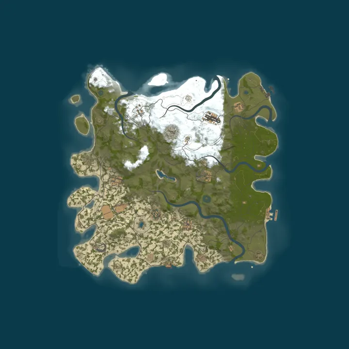 Map of RUST ROOM 1.5x | WEDNESDAY | Wipe 07.10