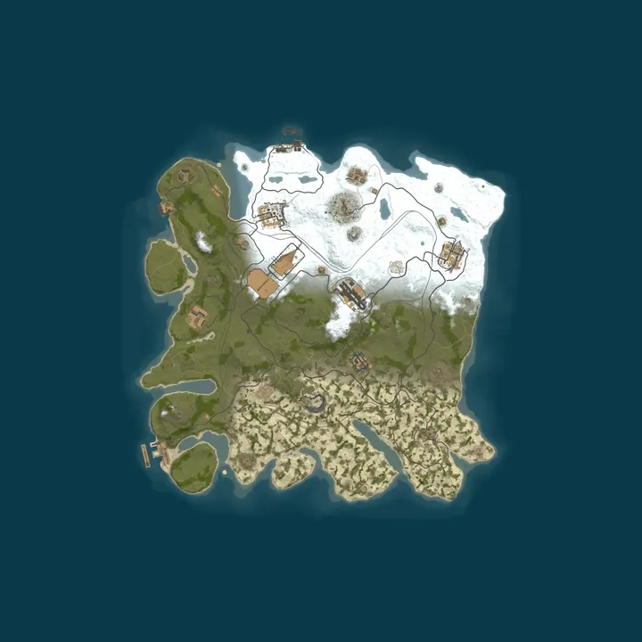 Map of AZARUST#2 [ X5/X10 | MAX 3 | LOOT+ | KITS ] 12.10