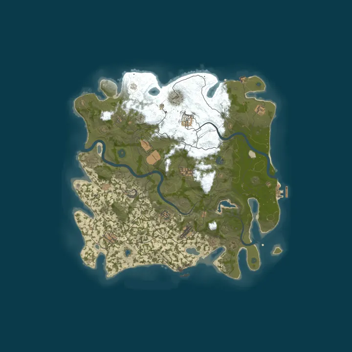 Map of NovoRust Server