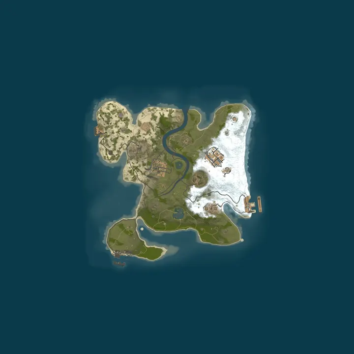 Map of DREAM RUST | SOLO | 3X | /kit /raid | Mensal | PT/BR