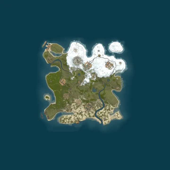 Map of {IRAN} NOVA RUST 5x