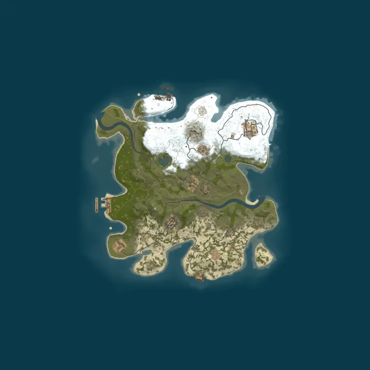 Map of A Rust Server