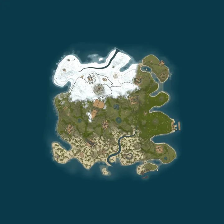 Map of Pro Vanessku 10x PVE | Zombie | Skins | Kits | Backpack