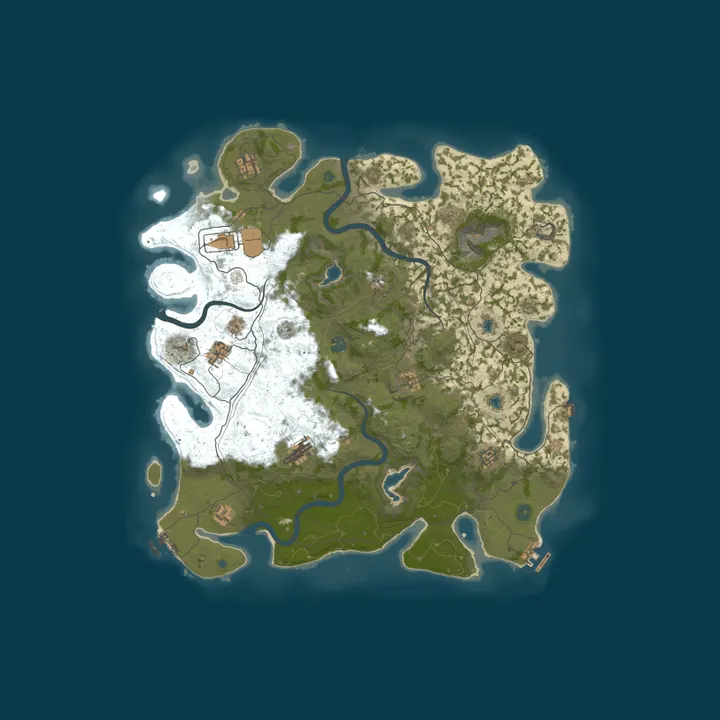 Map of [EU] Wilderness Solo/Duo/Trio 50% Upkeep | Monthly | No BP wipe