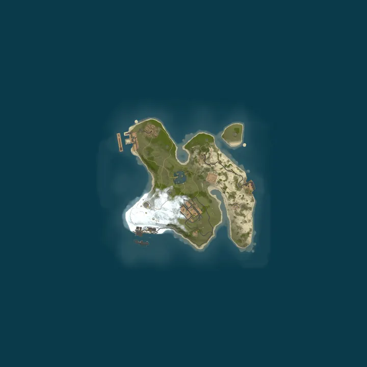 Map of MyHosT24 Rust Server