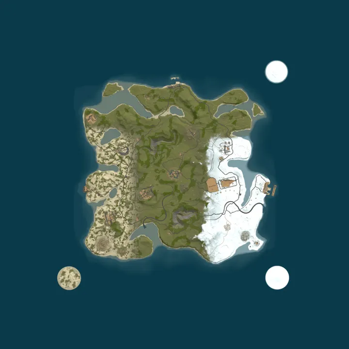 Map of EU|AndysolAM 10x No BPs Solo/Duo|PVP|Shop|Loot+|Kits|Raid+|Skin