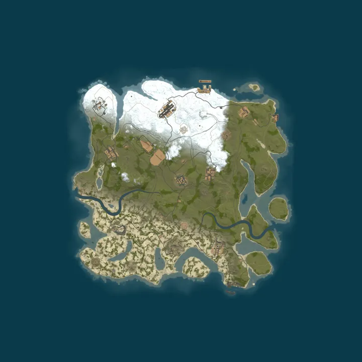 Map of HollowServers.co 10x Solo/Duo/Trio [Loot+|MyMini|Shop|PvP]