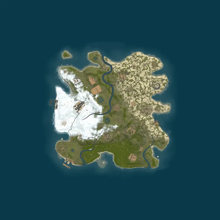 Map of Horizon Rust - 10X NA Clans