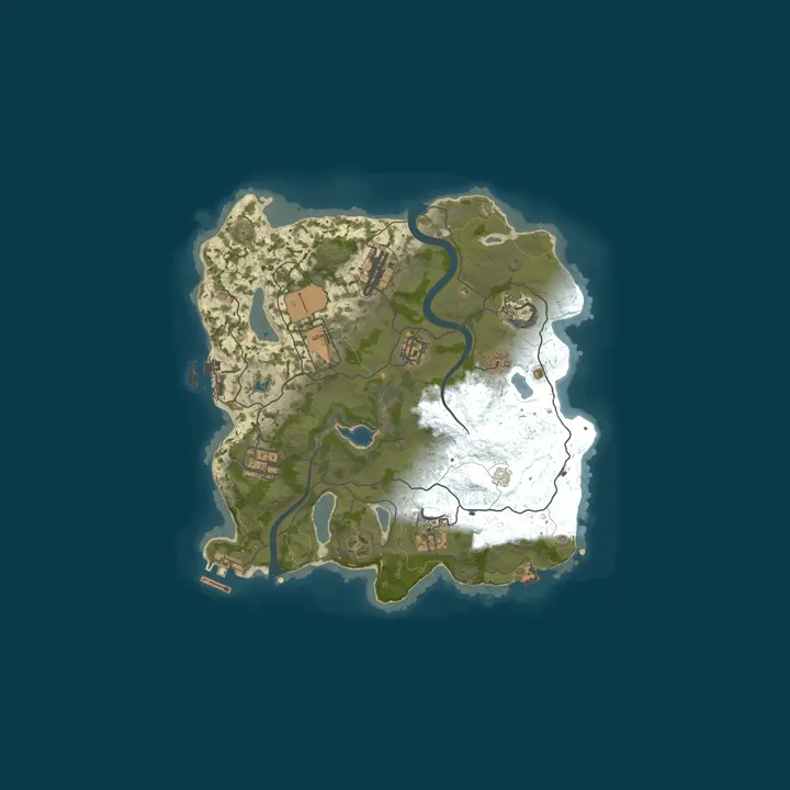 Map of BP Rust QC 2x PVP | SOLO DUO TRIO QUAD KITS SHOP