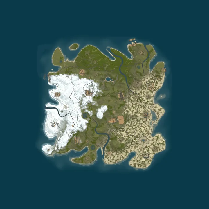 Map of ZLOY RUST 2x | ДЛЯ НОВИЧКОВ | RaidBases | Wipe 08.10