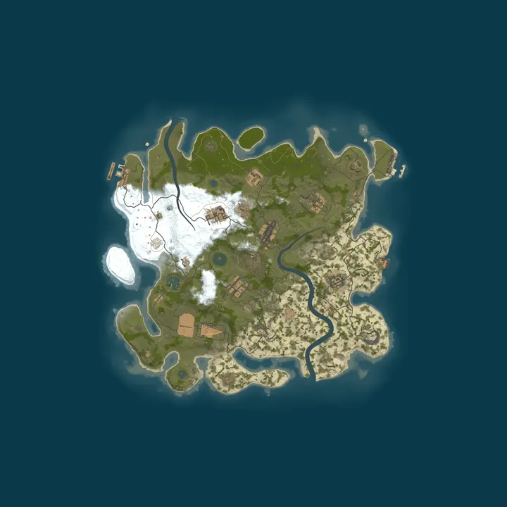 Map of RUST PVE [RU] bete 0.1
