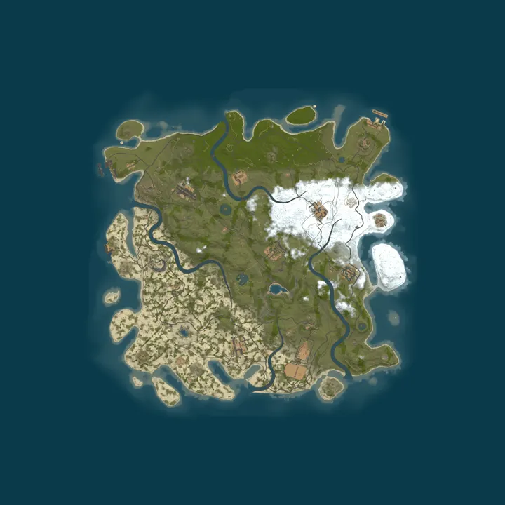 Map of RUSTY LEGENDS [ MAIN | x3 | NOLIMIT ] WIPE 09.10
