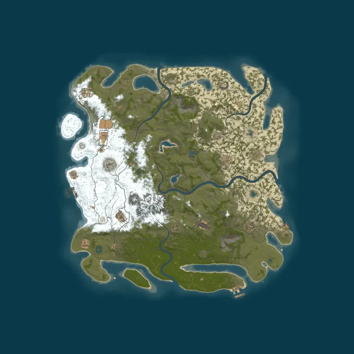 Map of Бункер №383 - Русский сервер.